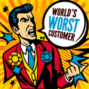 Wordon, World's Worst Customer