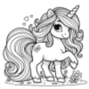 Unicorn Coloring Page Creator